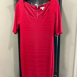 Bisou Bisou by Michele Bohot size 16 Red dress